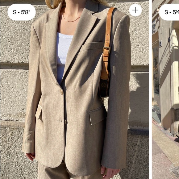 Djerf Avenue Forever Blazer - Oat